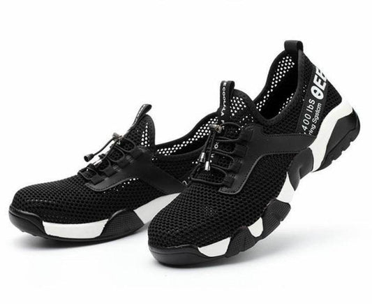 Breathable Net Work Safety Shoes Safety Shoes Work Shoes - Mubimart