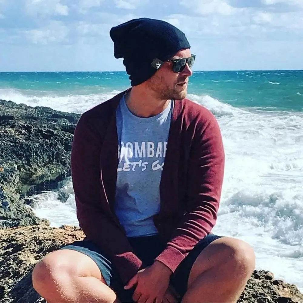 Unisex Fashionable Knitted Beanie, Winter Wool Elastic Hat For Outdoor Cycling, Camping, Travel Winter Beanie Hat Acrylic Knit Hats For Men Women - Mubimart