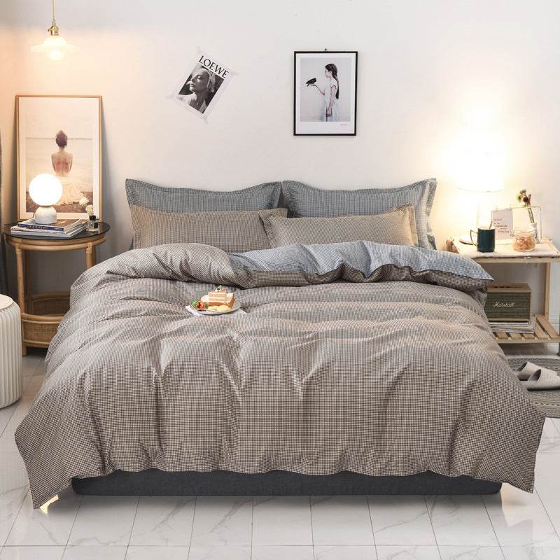 Three-Piece Set One Quilt Cover Two Pillowcases - Mubimart