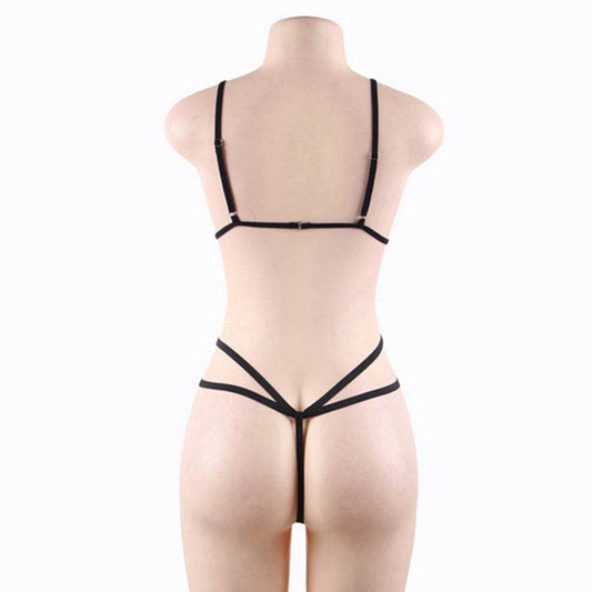 Large Size Erotic Lingerie Sexy One-piece Erotic Mature Ladies Pure Sexy - Mubimart