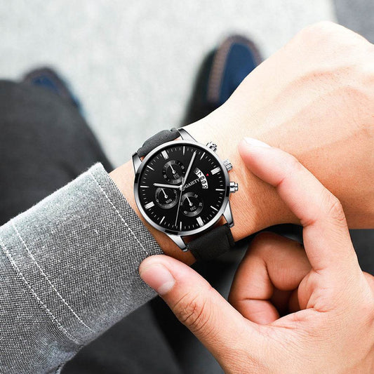 Cross Border Hot-selling Mens Classic Business Quartz Watches - Mubimart