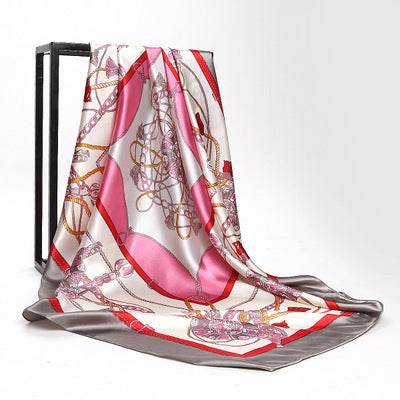 Women's chain bag scarf scarves - Mubimart