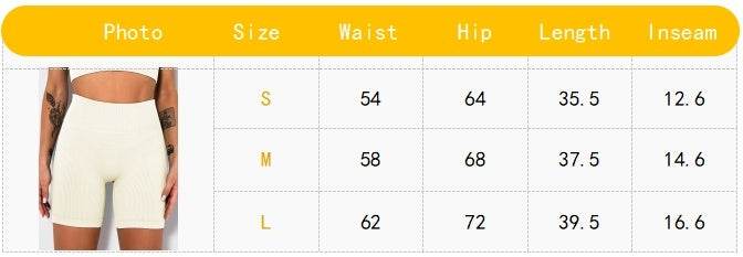 Yoga Shorts Ribbed Seamless Workout High Waist Athletic Leggings Suitable For Yoga Fitness, Workout Shorts Yoga Seamless Ribbed High Waisted Spandex Booty Biker Shorts - Mubimart