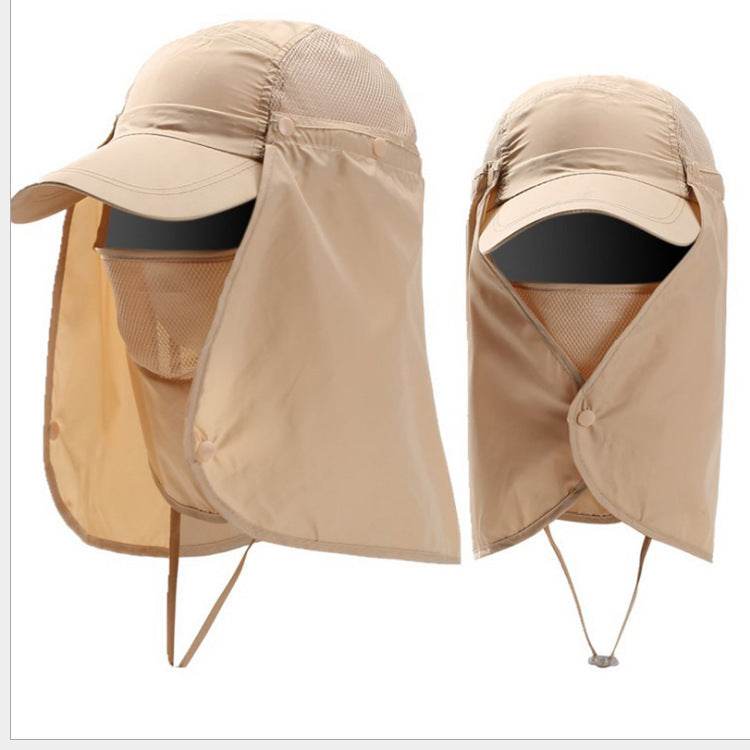 Custom-made Outdoor Hiking Sun Hats UV Protection Men's Fishing Riding Hats Sun Hats - Mubimart