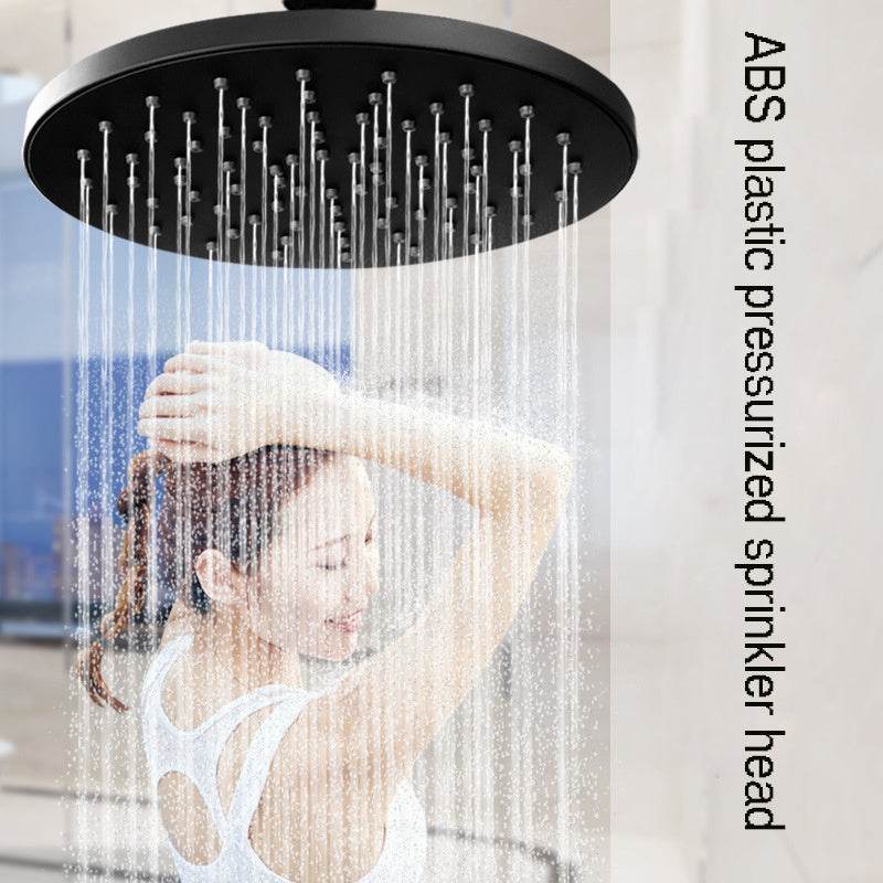 Black Pressurized Shower Shower Head Set Pressurized - Mubimart