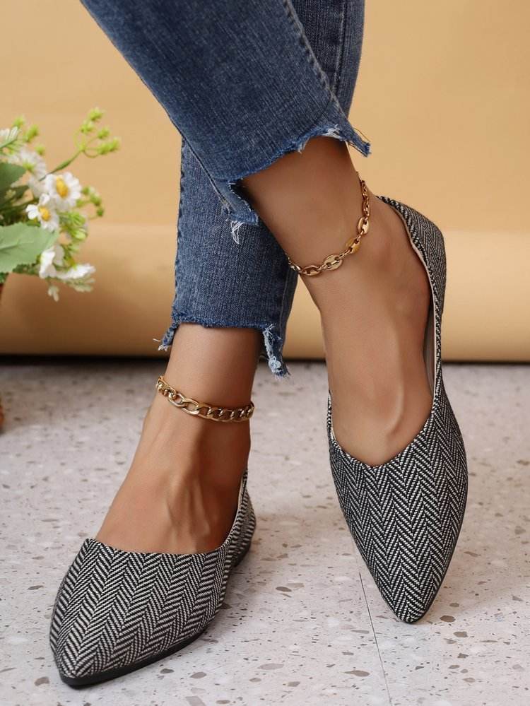 Women's Flat Soft Leather Pointed Toe Shoes - Mubimart