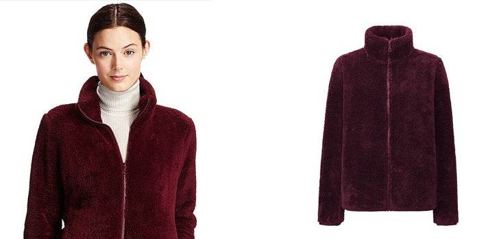 Coral fleece jacket - Mubimart