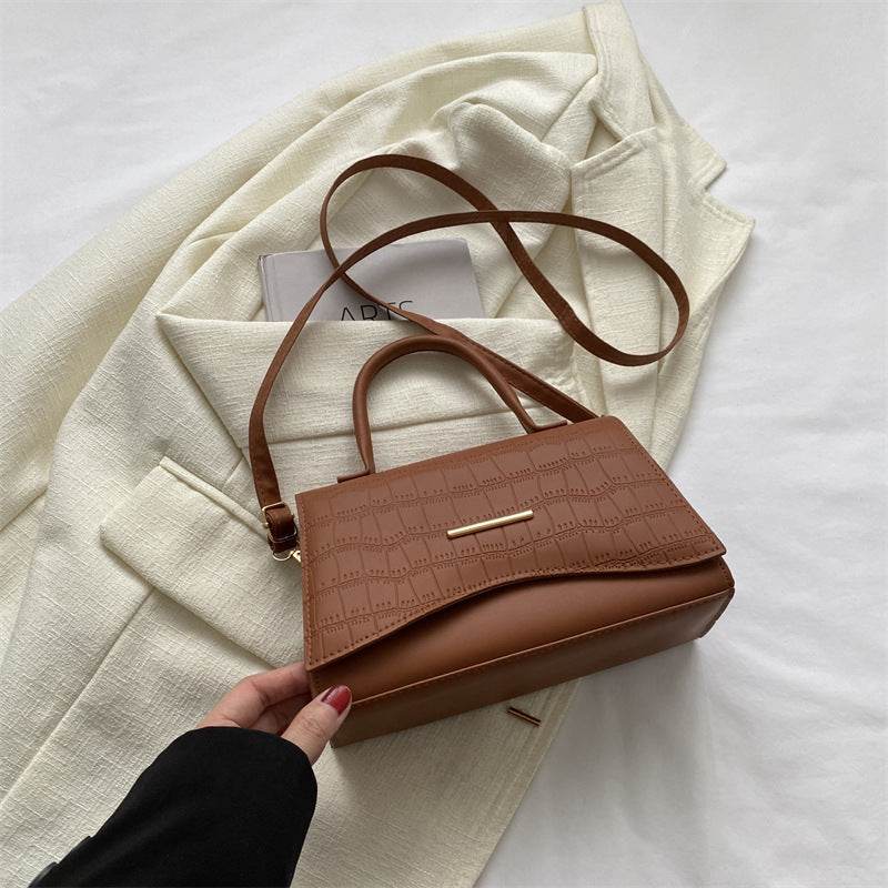 Solid Color Casual Shoulder Women Bag - Mubimart