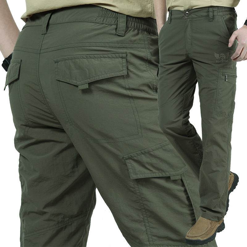 Plus Size Loose Cargo Pants - Mubimart