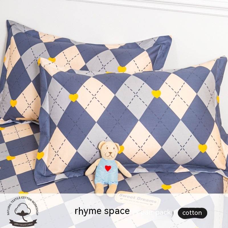 A Pair Of Cotton Pillowcases For Household Use - Mubimart