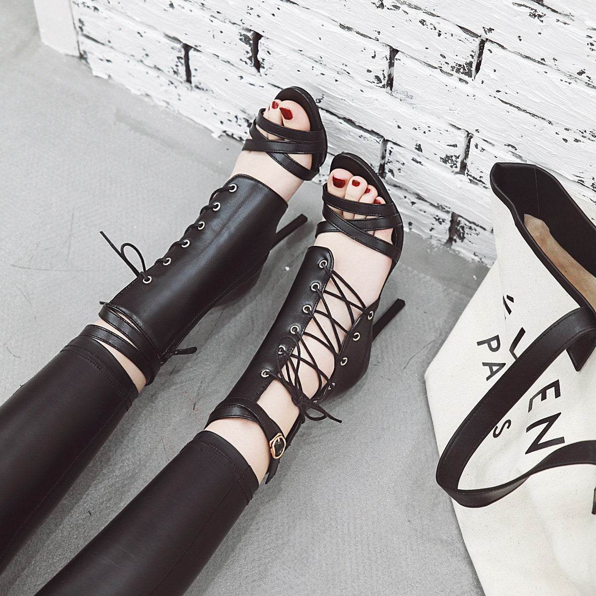 Stiletto heel sandals - Mubimart