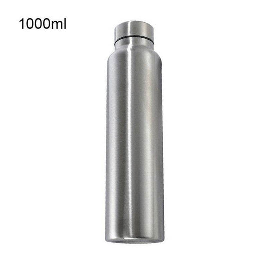 Stainless steel single-layer sports bottle - Mubimart