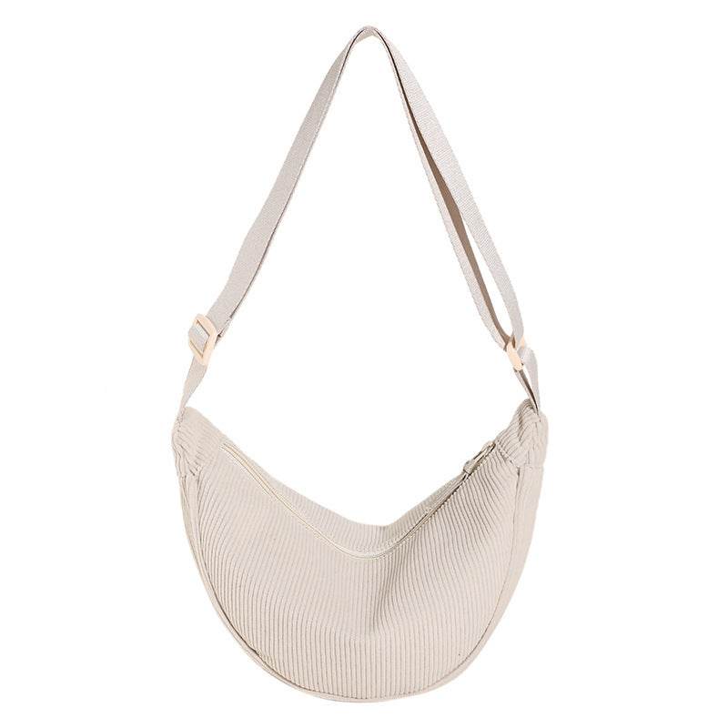 Lightweight Small Satchel Underarm Bag Shoulder Canvas Bag - Mubimart