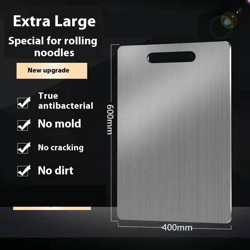 Stainless Steel Cutting Board Antibacterial Double-sided - Mubimart