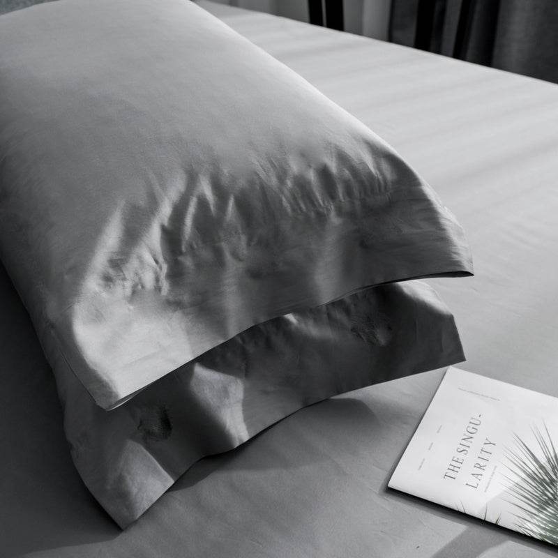 60 Long-staple Cotton Satin Cotton Pillowcases Soft Cotton Single Pillowcase - Mubimart