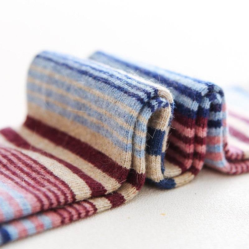 Rabbit Wool Knee Socks High Leg - Mubimart