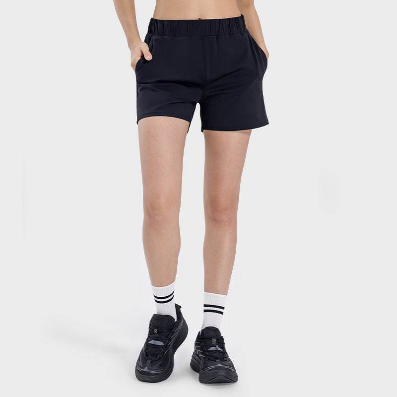 Leisure Sports Fitness Yoga Shorts Women - Mubimart
