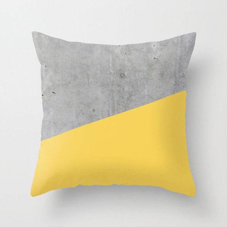 Yellow pillowcase polyester waist cover pillowcase - Mubimart