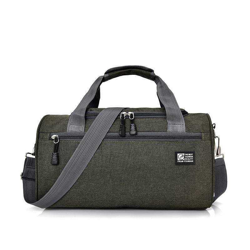 Sports bag cylinder swimming gym bag - Mubimart