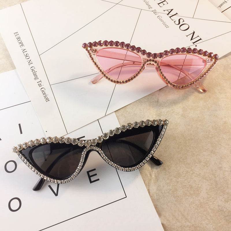 Luxury Diamond Cat Shades Sunglasses Women - Mubimart