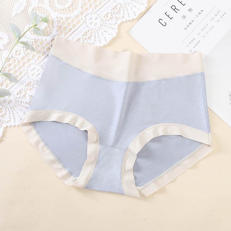 Modal Seamless Mid Waist Plus Size Women's Panties - Mubimart