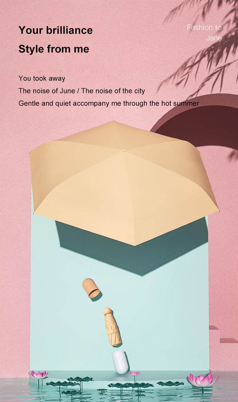 UV proof capsule umbrella - Mubimart