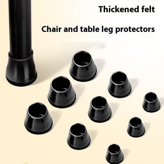 Quiet And Wear-resistant Non-slip Stool Booties Rubber Protective Sleeve