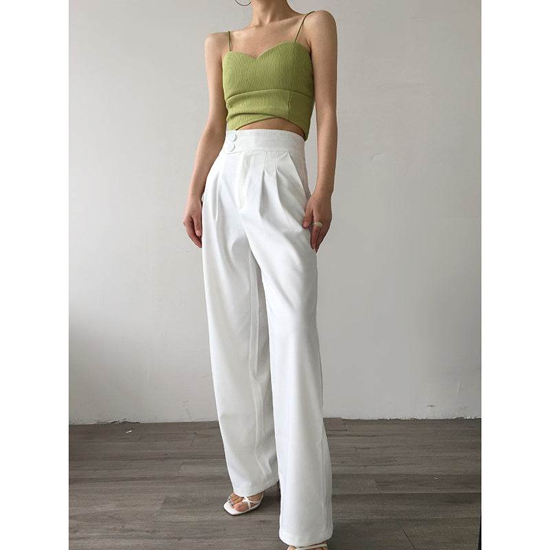 Women's Fashion Solid Color Camisole Top - Mubimart