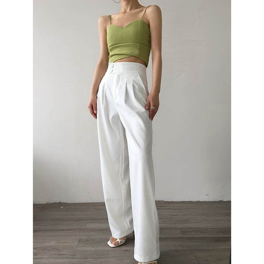 Women's Fashion Solid Color Camisole Top - Mubimart