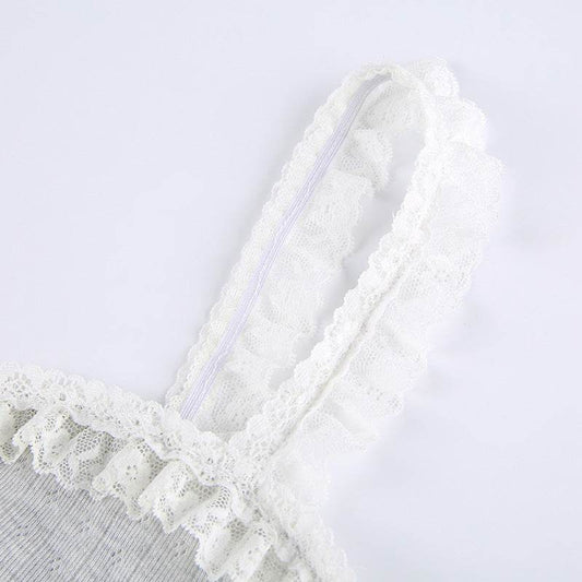 Women's Fashion Lace Slim Camisole Top - Mubimart