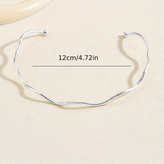 Minimalist Wave Collar For Men And Women