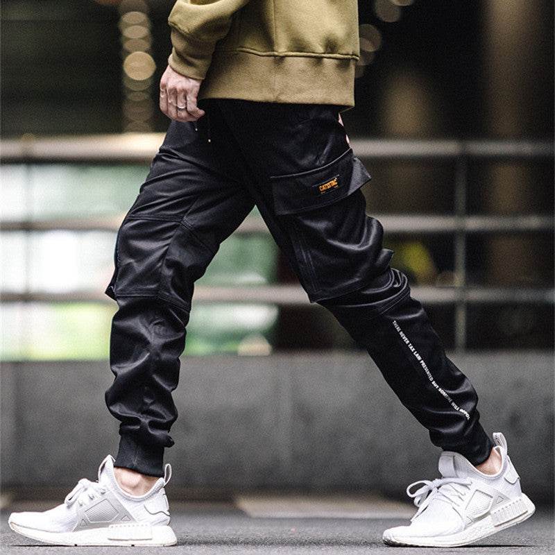 Multi-pocket cargo pants - Mubimart