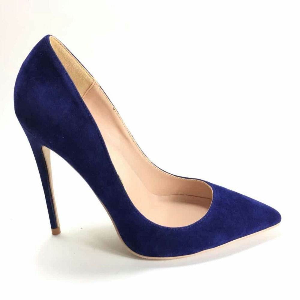 Suede stiletto heels - Mubimart