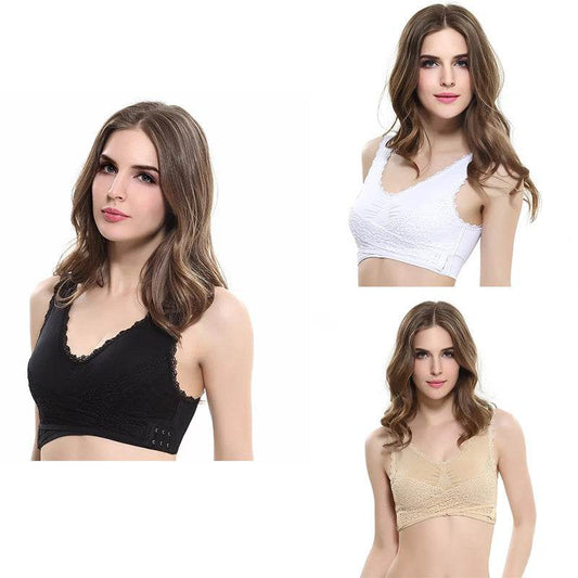 Women's Large Size Lace Bralette Sexy Bra - Mubimart