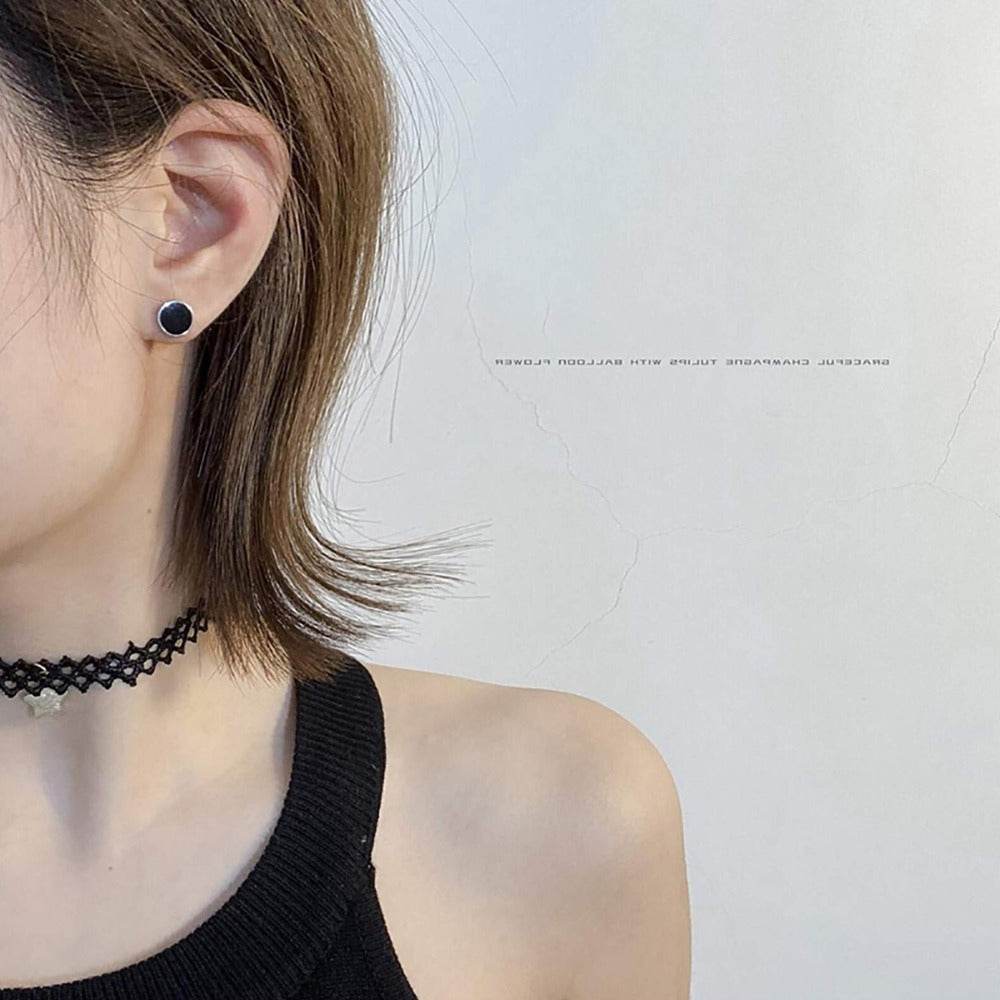 1 Pair Of Pierced Earrings For Men And Women Punk Stainless Steel Earrings Hip Hop Fashion Earrings Party Date Holiday Gifts - Mubimart