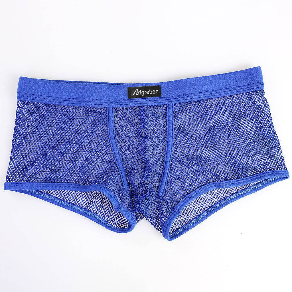 Men's Mesh Breathable Boxer Briefs - Mubimart