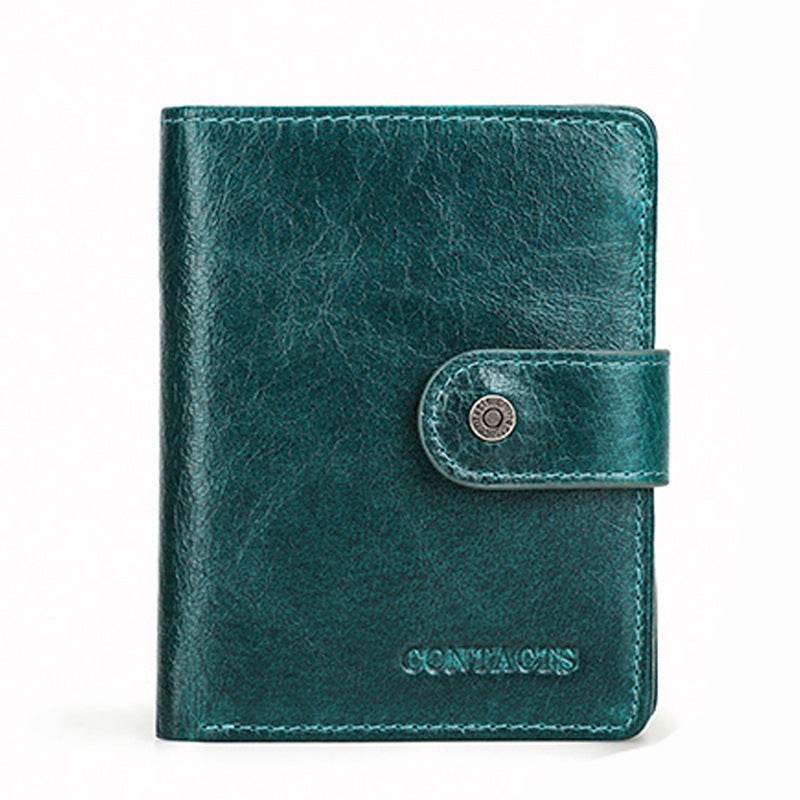 Multifunctional Men's Wallet Pure Cowhide Leather - Mubimart