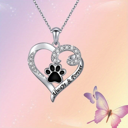 Creative Animal Paw Print Personality All-match Stylish Pendant Necklace