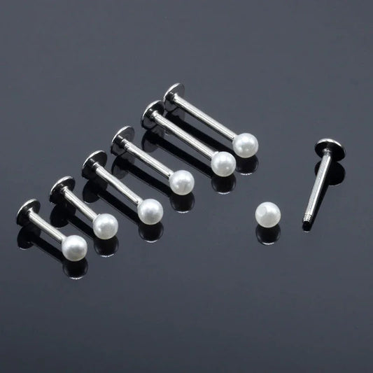 Labret Ear Bone Stud Stainless Steel On 3mm Ball