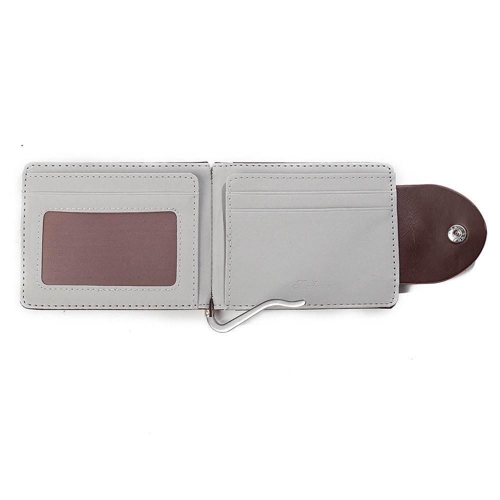 PU Leather Wallet Short Fashion Men's Wallet - Mubimart