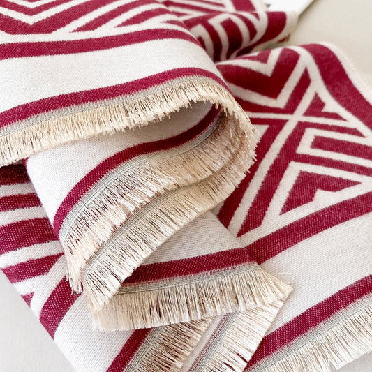 Thickened Warm Office Cloak Nap Wool Blanket Plaid Cloak Dual-use