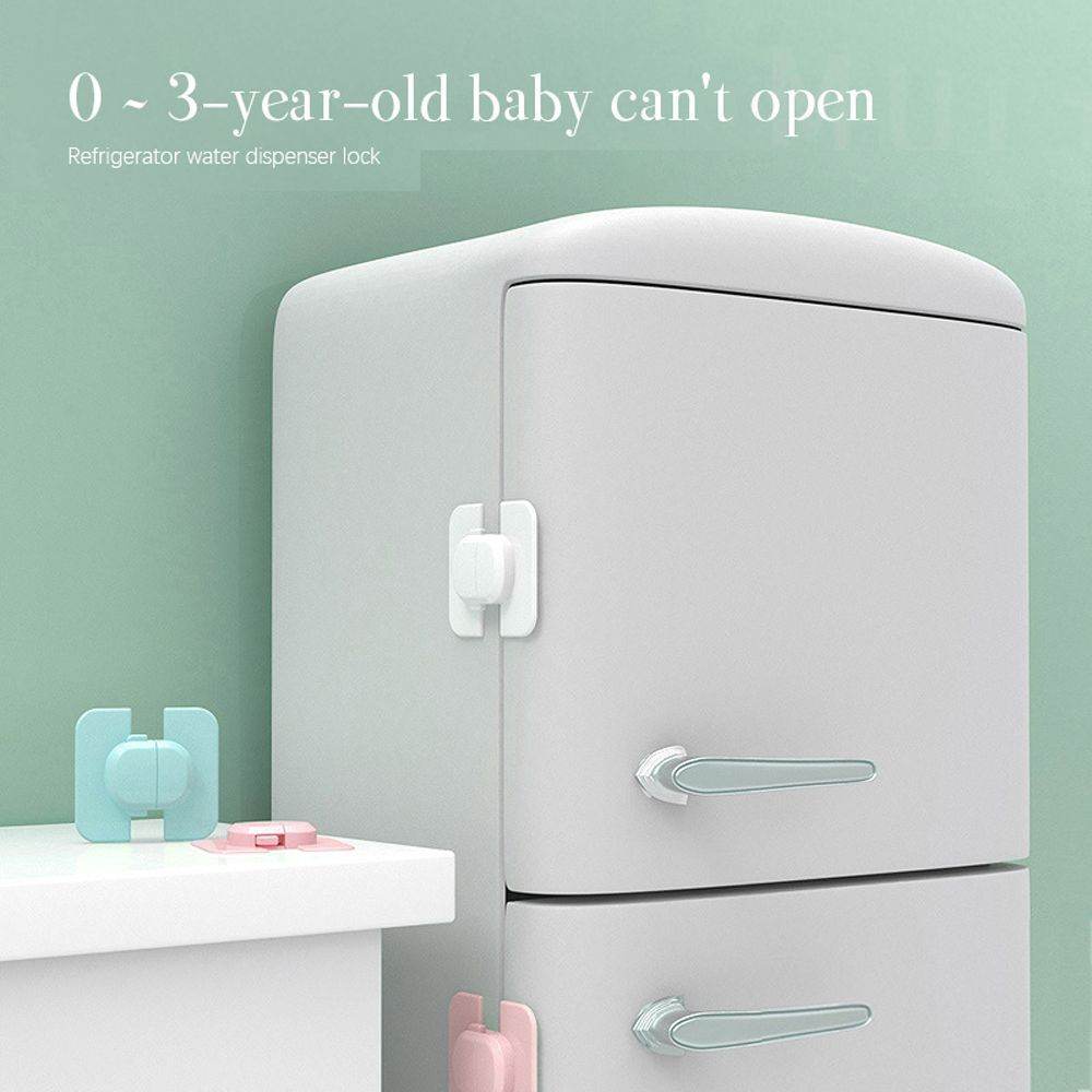 Home Baby Safety Protection Lock Anti-Clip Hand Door Closet Cabinet Locks Fo Fridge Cabinet Drawer Box Safe Lock For Kids No Tools Or Drilling Child Safety Cabinet Proofing Cabinet Drawer Door Latches - Mubimart