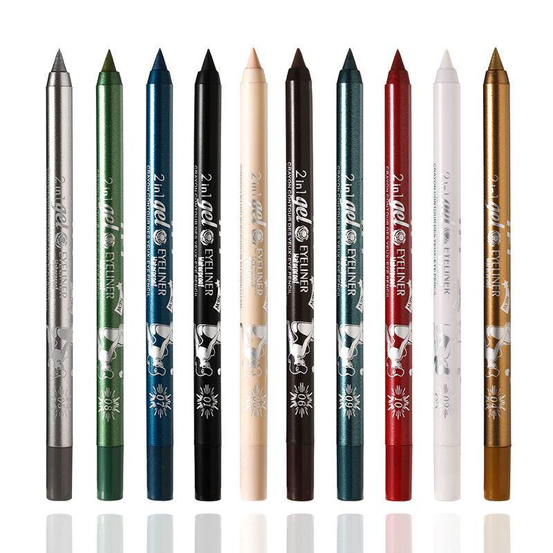 Long Lasting Eyeliner Pen Color Pigment Waterproof Gel Eyeliner Makeup - Mubimart