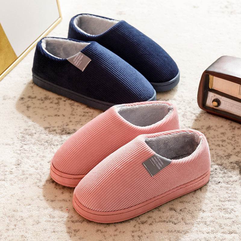 Cozy House Shoes Fuzzy Fluffy Bedroom Slippers Women Winter Warm Shoes - Mubimart
