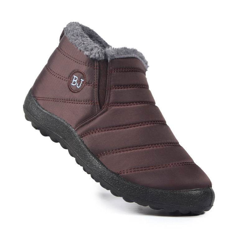 Men Boots Lightweight Winter Shoes For Men Snow Boots Waterproof Winter Footwear - Mubimart