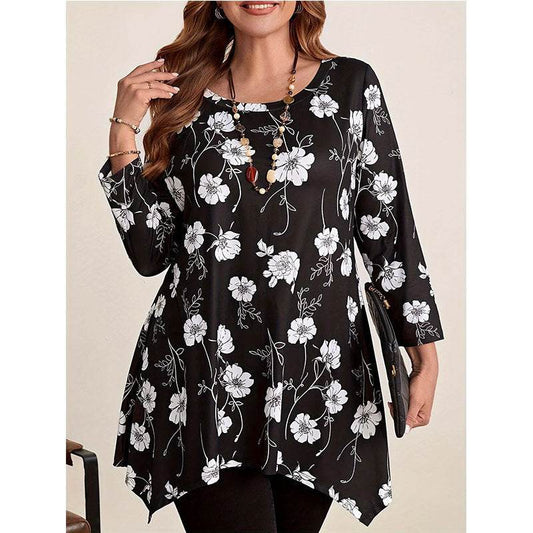 Women's Plus Size Top Knitted - Mubimart