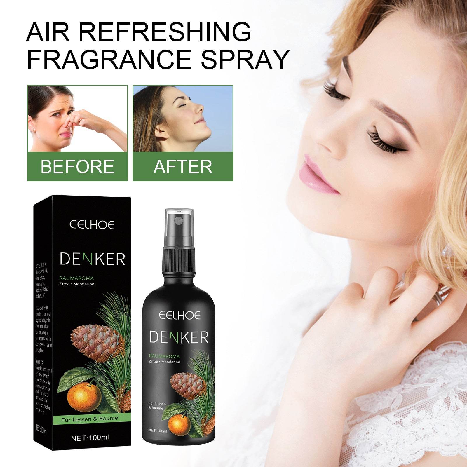 Air Fragrance Spray Toilet Car Interior - Mubimart