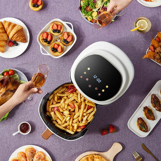 Air Fryer Large Capacity 6L 8L Intelligent Electric Fryer - Mubimart