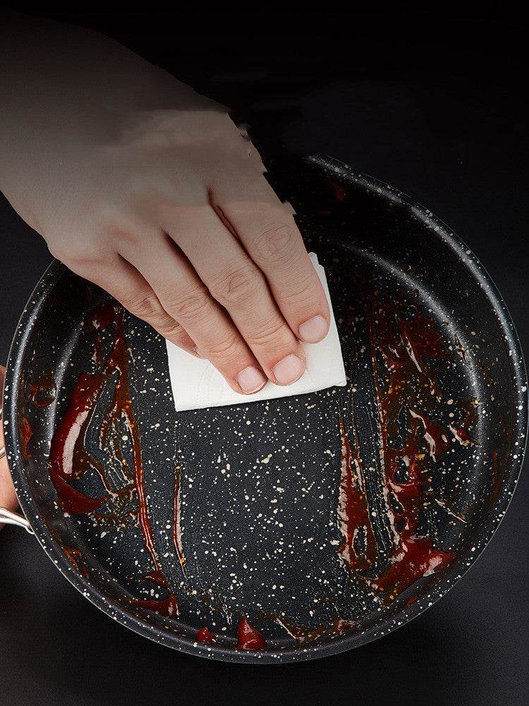 Alocs Medical Stone Color Non-stick Pan Household Outdoor Folding Small Single Pan Frying Pan Non-stick Pan Frying Pan - Mubimart