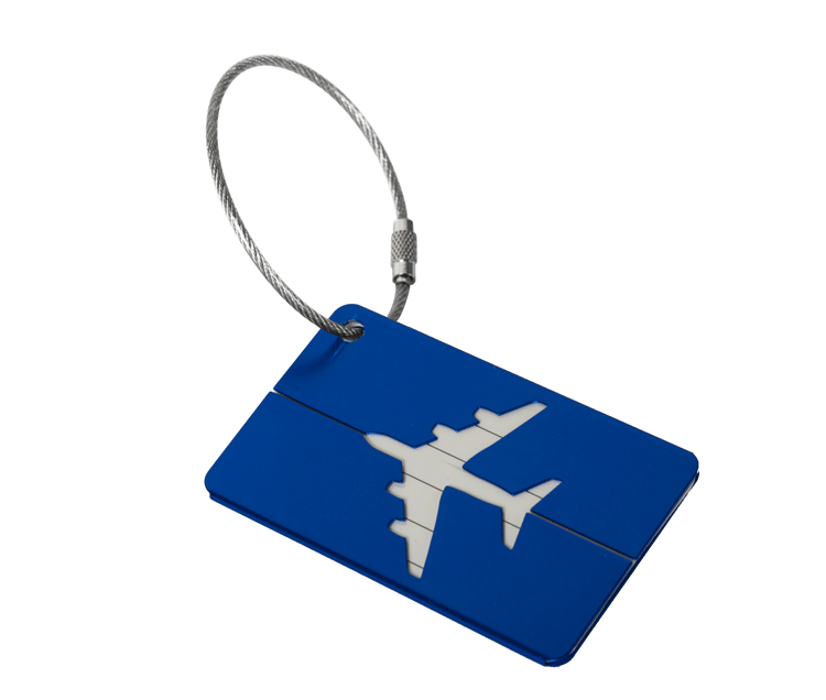 Aluminum Alloy Luggage Tag Consignment Tag - Mubimart